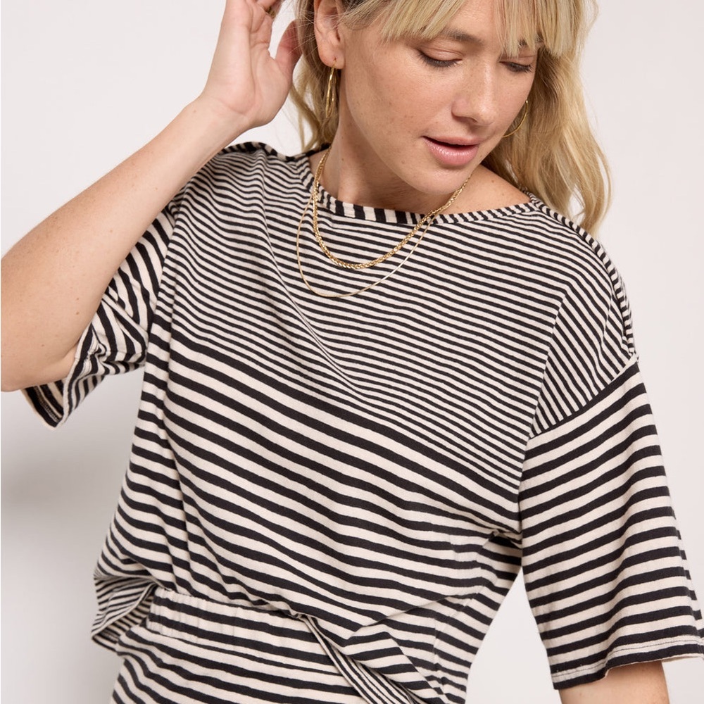 Evereve Stripe Boat Tee Sundry